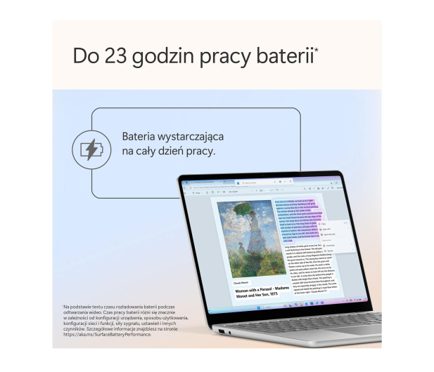Microsoft Surface Laptop 13 XPlus/16GB/256GB/Win11 Platinum - 1508514 - zdjęcie 10